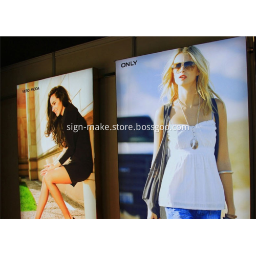 New Design Frameless Backlit Light Box Frames